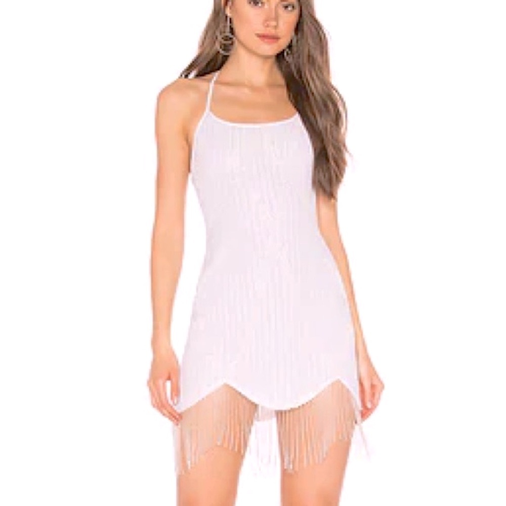 Majorelle Paloma mini dress sz medium pearl/white